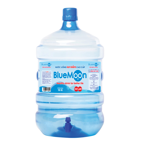 Nước uống ion Kềm Cao Cấp BlueMoon Bình 19L